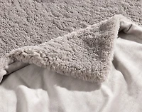 Poodle Faux Fur Throw
