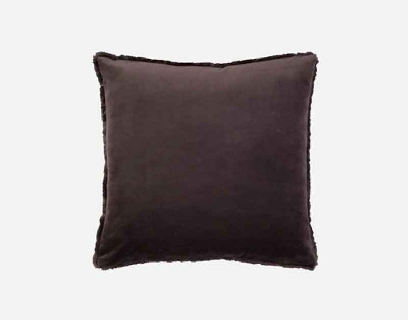 Poodle Faux Fur Square Cushion