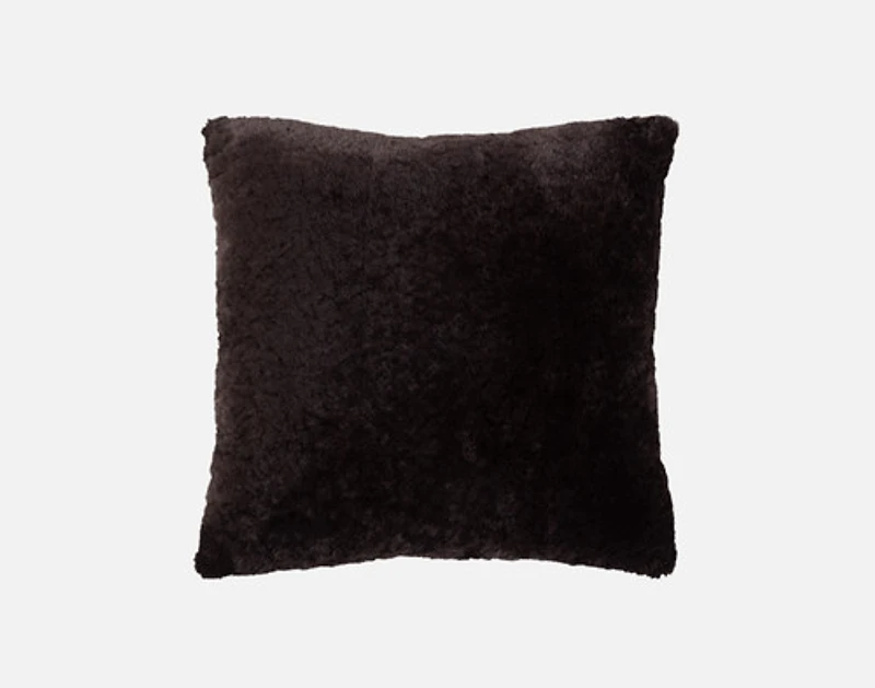 Poodle Faux Fur Square Cushion