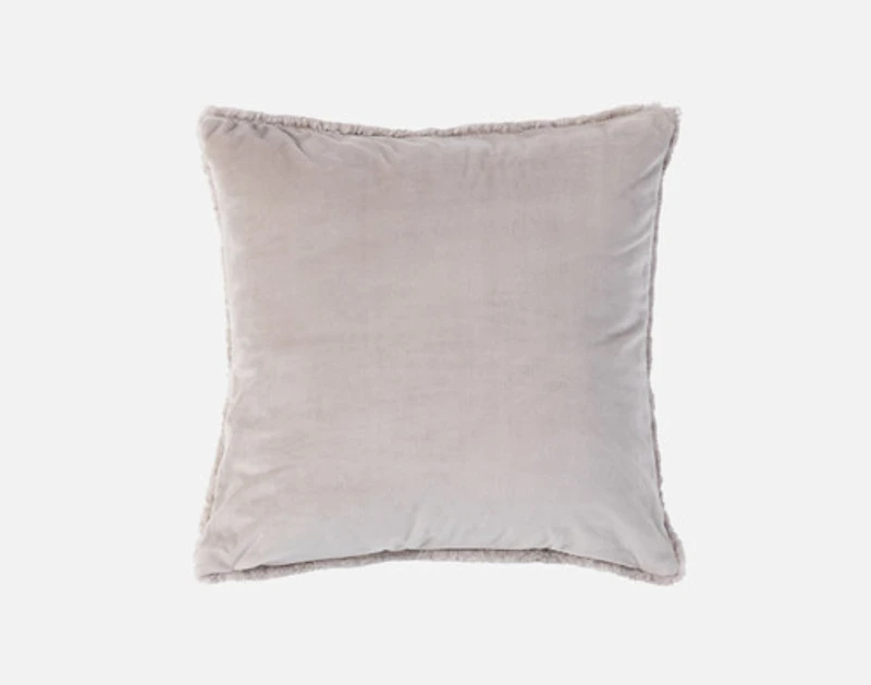 Poodle Faux Fur Square Cushion