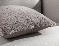 Poodle Faux Fur Square Cushion