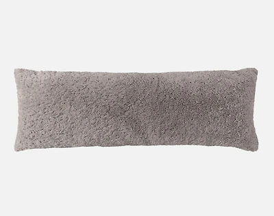 Poodle Faux Fur Lumbar Pillow