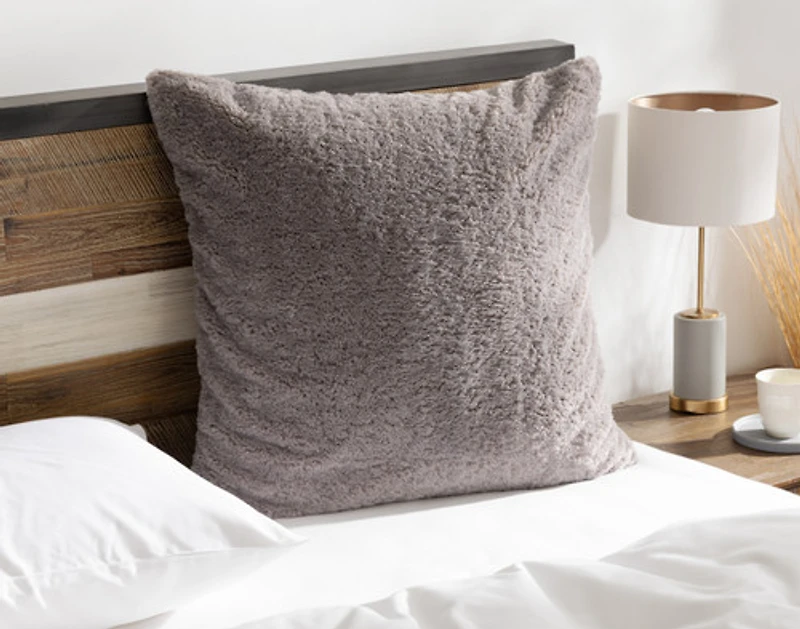 Poodle Faux Fur Euro Sham