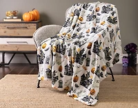Halloween Fleece Throw