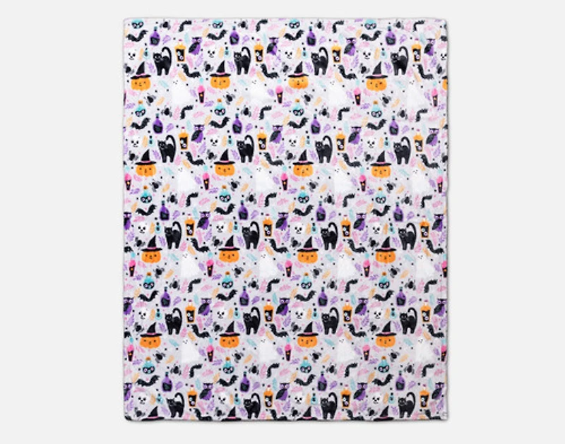 Halloween Fleece Throw
