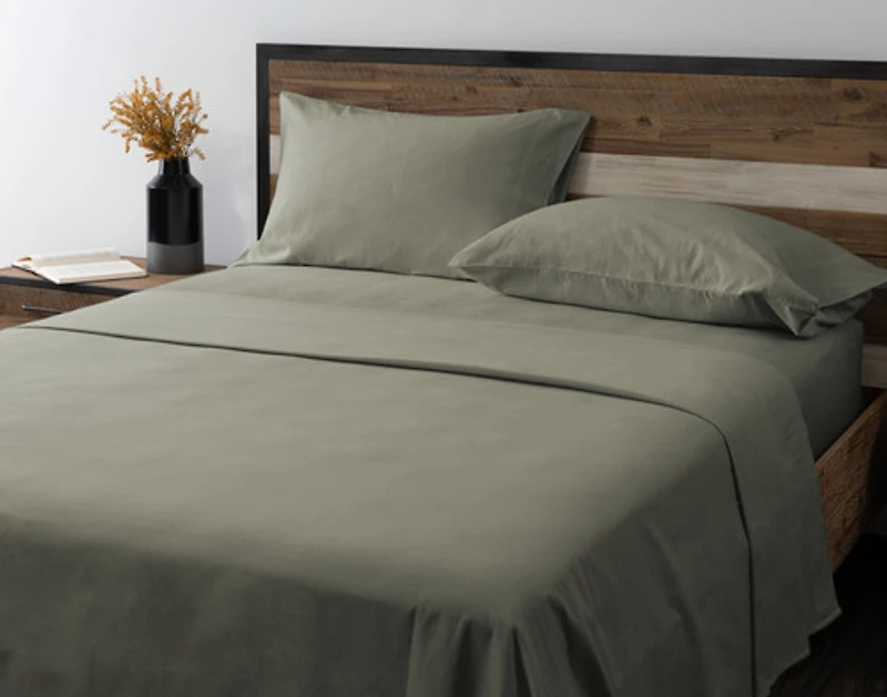 Organic Cotton Flannel Sheet Set