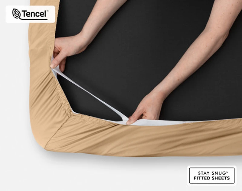 500TC Eucalyptus Luxe TENCEL Lyocell Fitted Sheet