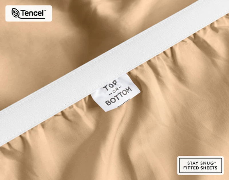500TC Eucalyptus Luxe TENCEL Lyocell Fitted Sheet