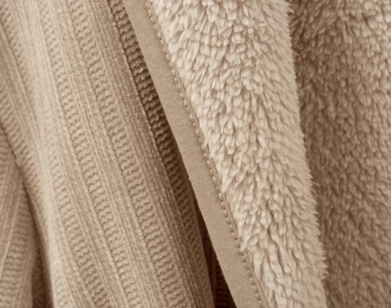 Chenille Sherpa Bathrobe