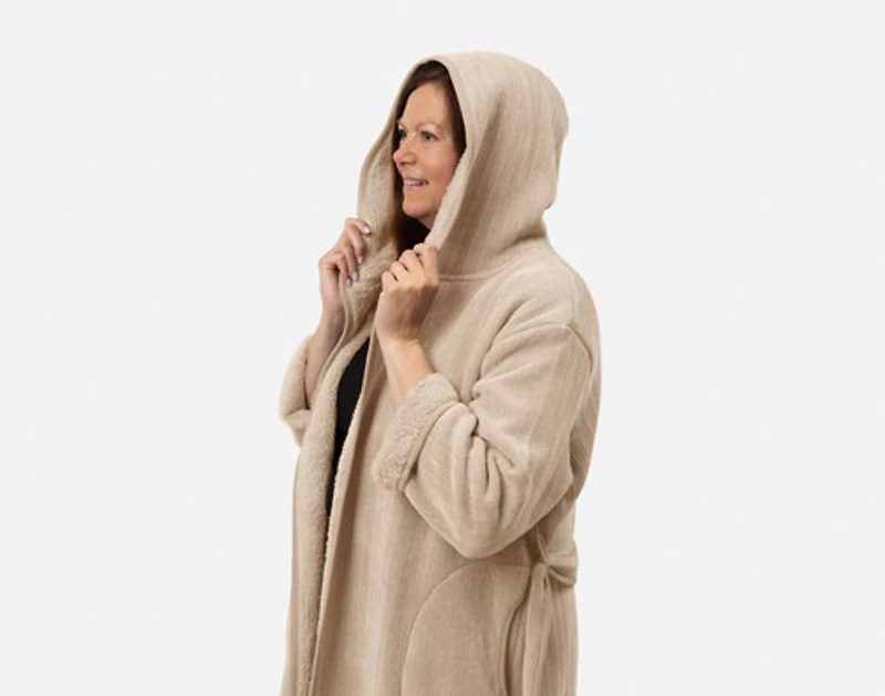 Chenille Sherpa Bathrobe