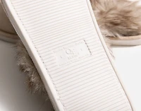 Faux Fur Plush Slippers