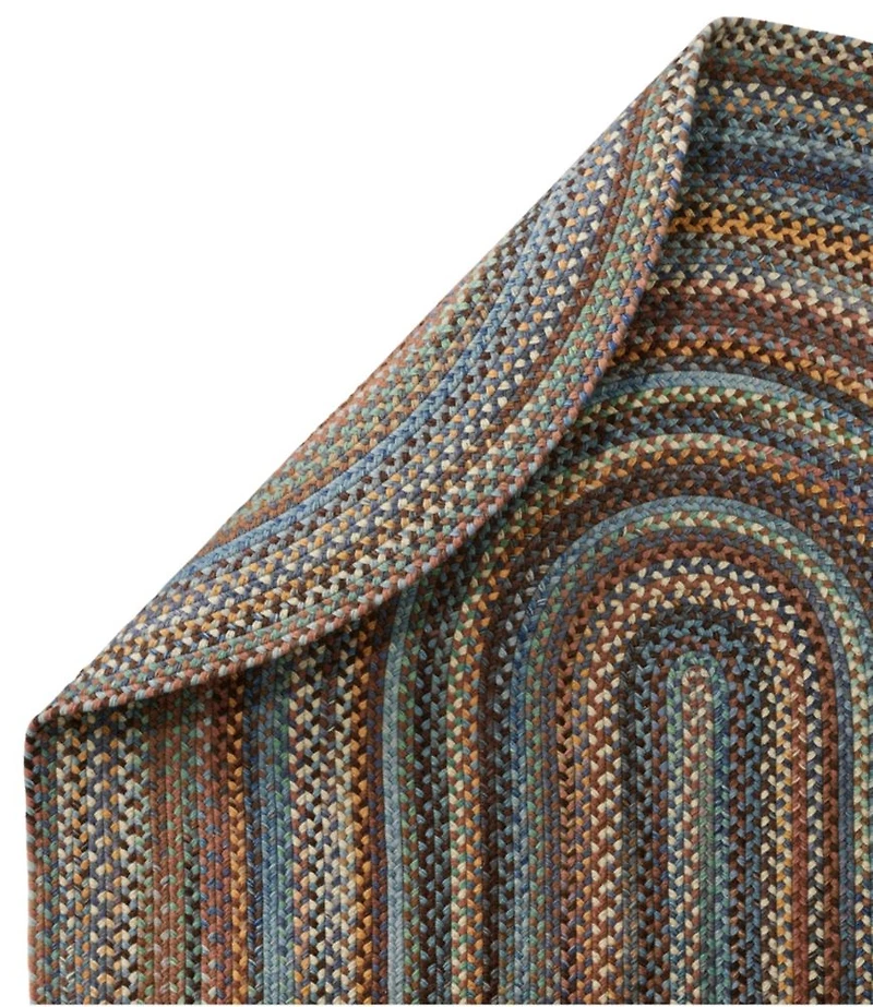 L.L.Bean Braided Wool Rug, Oval