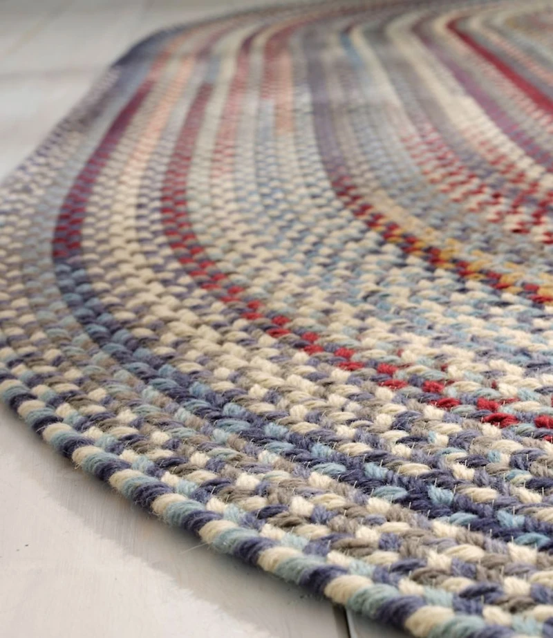 L.L.Bean Braided Wool Rug, Oval