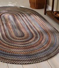 L.L.Bean Braided Wool Rug, Oval