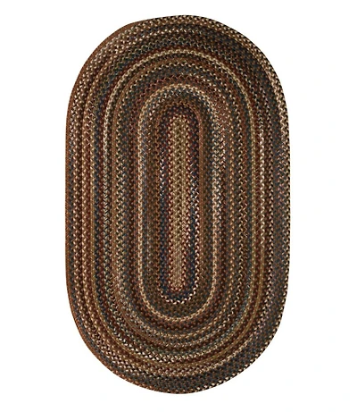 L.L.Bean Braided Wool Rug, Oval