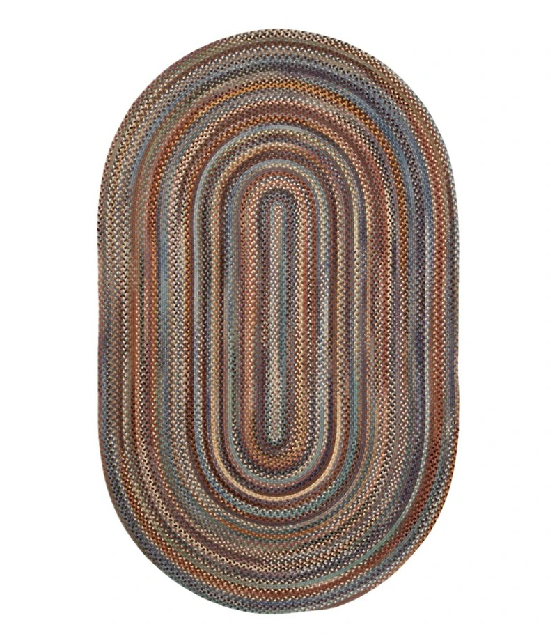 L.L.Bean Braided Wool Rug, Oval