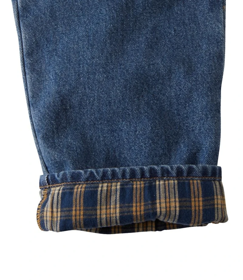 Men's Double L® Jeans, Relaxed Fit, Flannel-Lined
