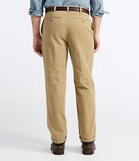 Men's Double L® Chinos, Natural Fit, Plain Front, Flannel-Lined
