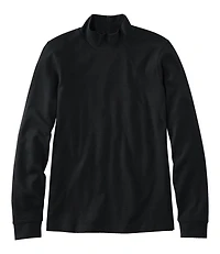Women's L.L.Bean Interlock Mock-Turtleneck, Long-Sleeve