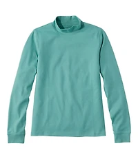 Women's L.L.Bean Interlock Mock-Turtleneck, Long-Sleeve