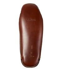 Men's Leather Double-Sole Slippers, Shearling-Lined