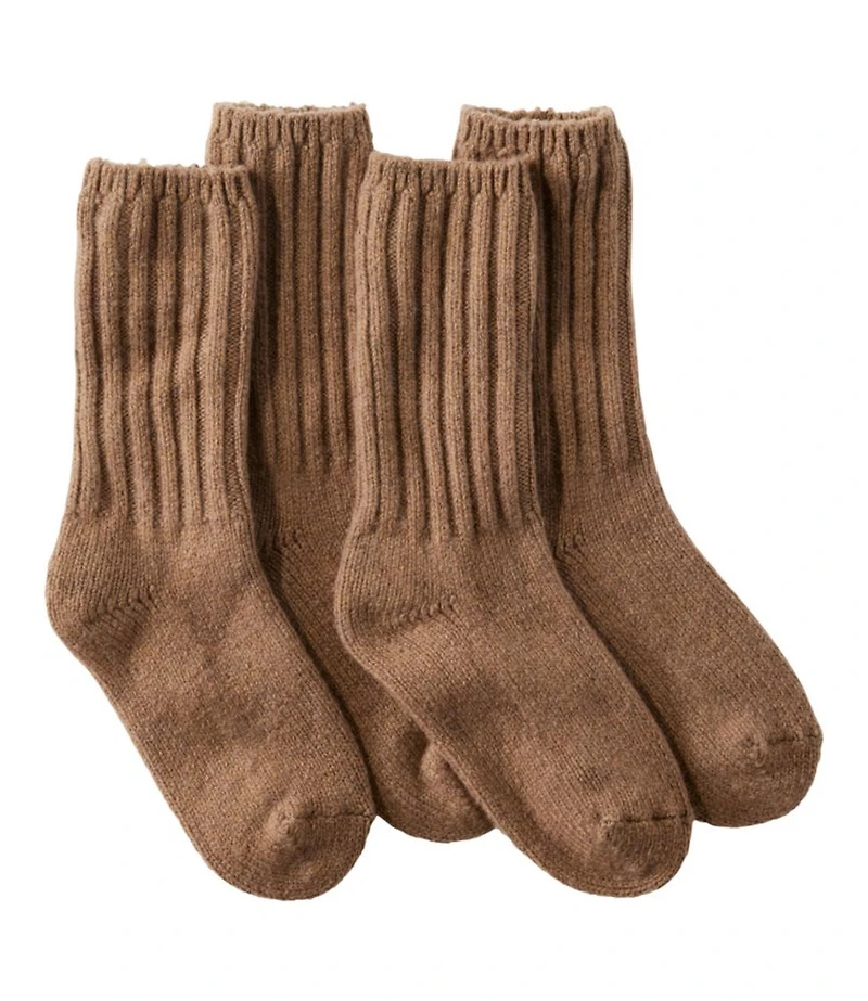 Adults' Merino Wool Ragg Socks, 10" 2-Pack