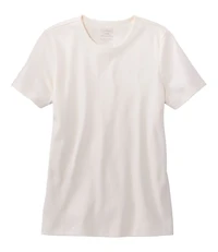 Women's Pima Cotton Tee, Short-Sleeve Crewneck