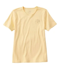 Women's Pima Cotton Tee, Short-Sleeve Crewneck