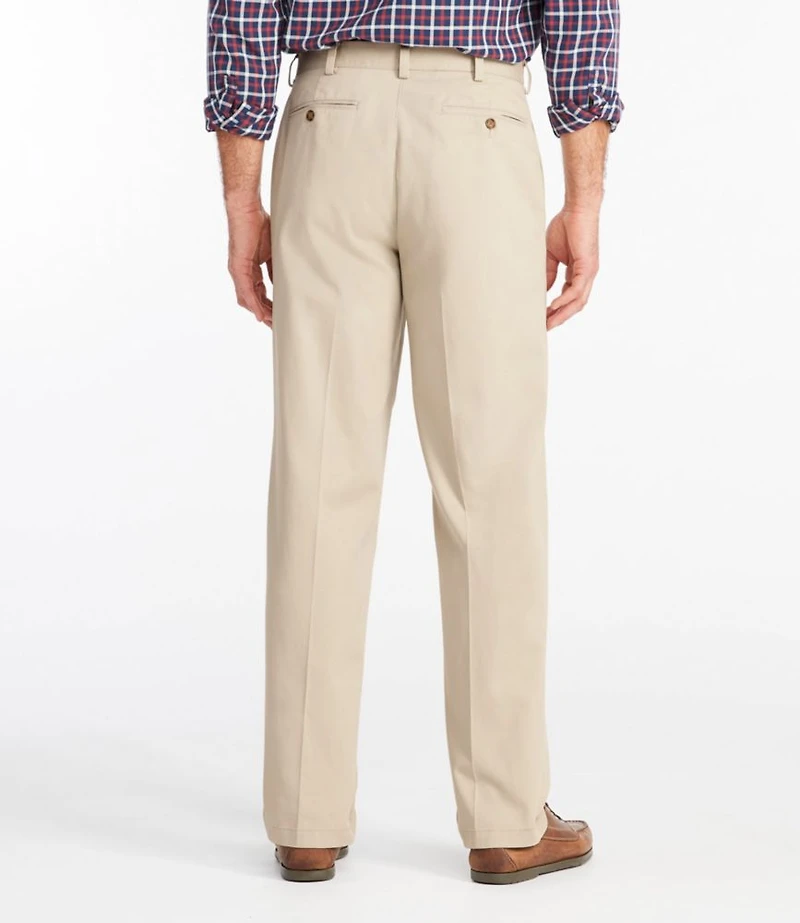 Men's Wrinkle-Free Double L® Chinos, Natural Fit, Plain Front