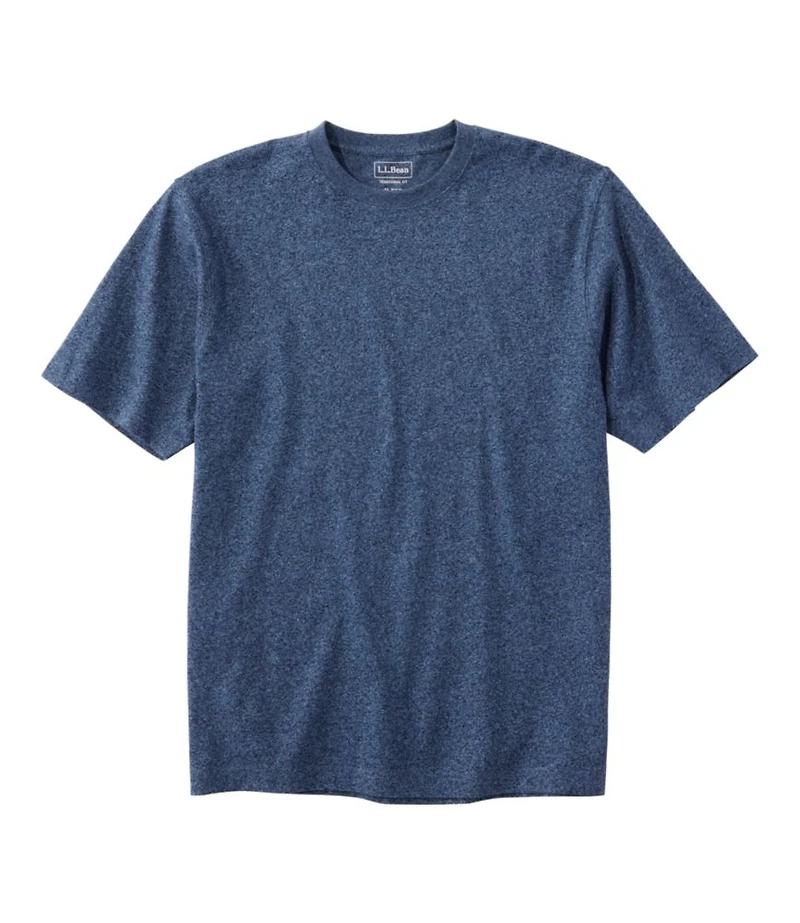 Men's Carefree Unshrinkable Tee, Traditional Fit Short-Sleeve