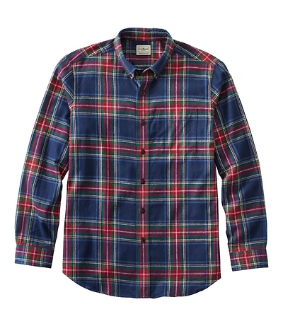 Men's Scotch Plaid Flannel Shirt, Traditional Fit