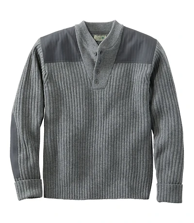 Men's Commando Sweater, Henley