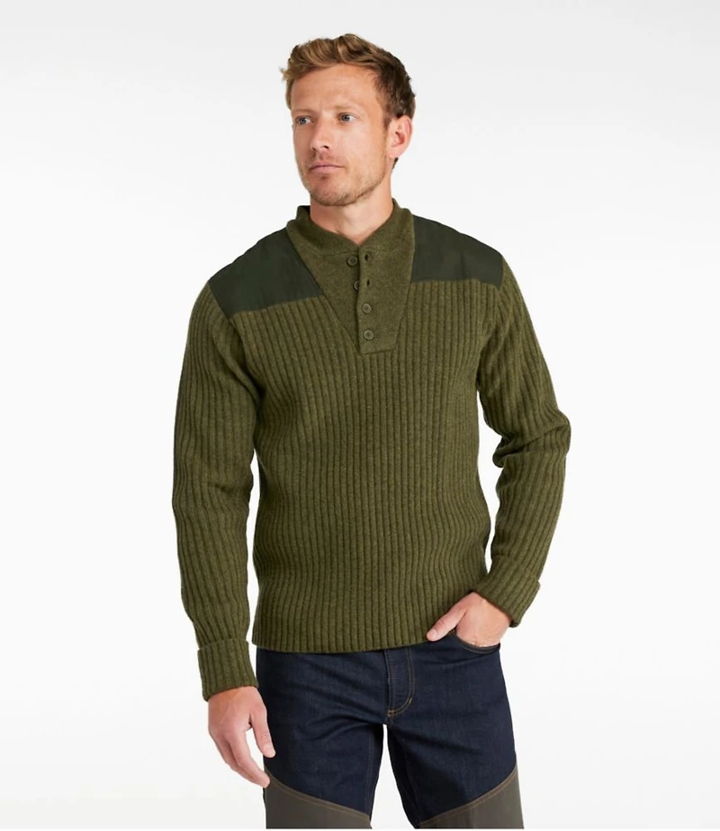 Men's Commando Sweater, Henley