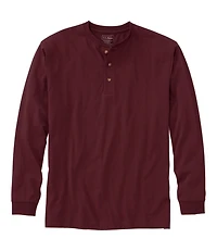 Men's Carefree Unshrinkable Tee, Traditional Fit, Long-Sleeve Henley