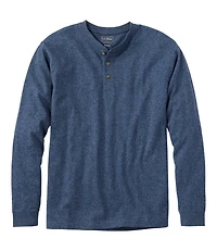 Men's Carefree Unshrinkable Tee, Traditional Fit, Long-Sleeve Henley