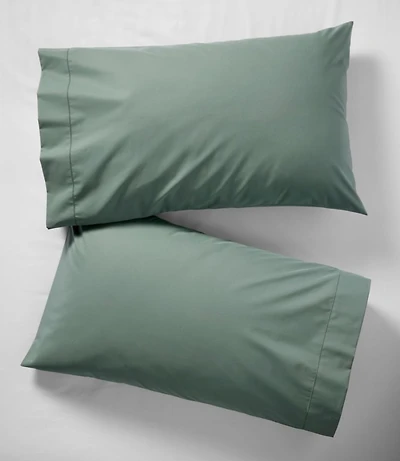 280-Thread-Count Pima Cotton Percale Pillowcases, Set of Two