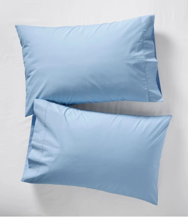 280-Thread-Count Pima Cotton Percale Pillowcases, Set of Two