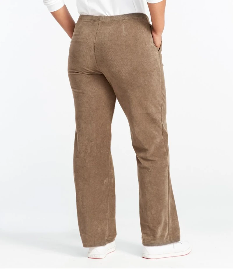Women's Perfect Fit Knit Cords, Straight-Leg