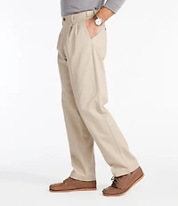 Men's Wrinkle-Free Double L® Chinos, Natural Fit, Hidden Comfort, Pleated