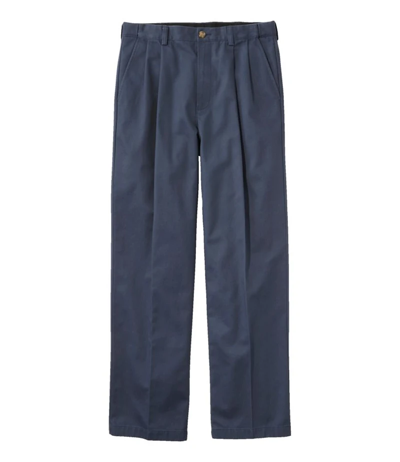 Men's Wrinkle-Free Double L® Chinos, Natural Fit, Hidden Comfort, Pleated