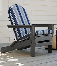 Casco Bay Adirondack Chair Seat and Back Cushion, Stripe