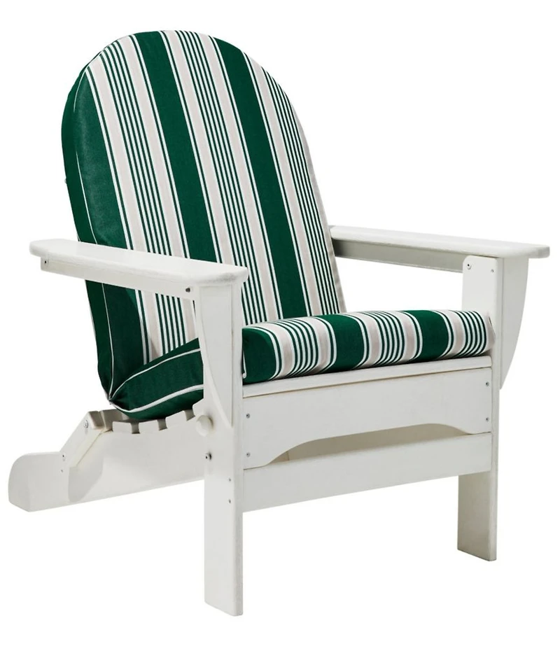Sunbrella Adirondack Chair Seat and Back Cushion, Stripe