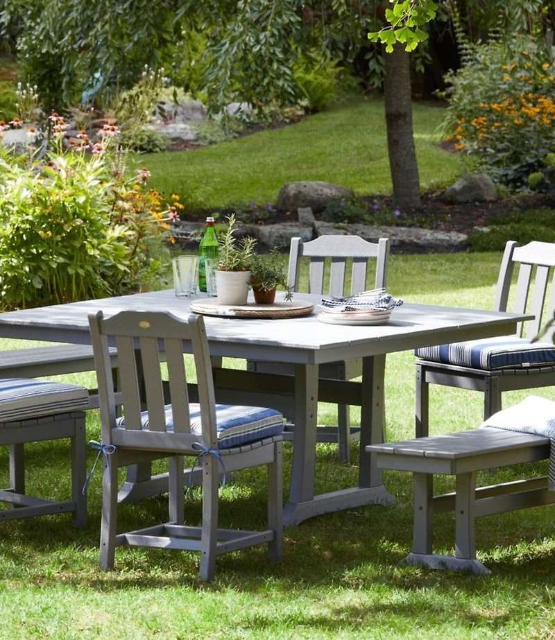 Casco Bay Cushion for All-Weather Armless/Folding Chair, Stripe