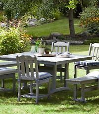 Casco Bay Cushion for All-Weather Armless/Folding Chair, Stripe