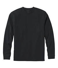 Men's Carefree Unshrinkable Tee with Pocket, Traditional Fit, Long-Sleeve