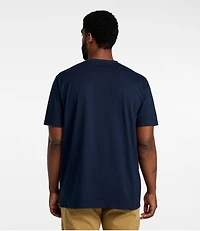 Men's Carefree Unshrinkable Tee with Pocket, Traditional Fit