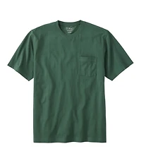 Men's Carefree Unshrinkable Tee with Pocket, Traditional Fit