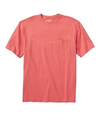 Men's Carefree Unshrinkable Tee with Pocket, Traditional Fit
