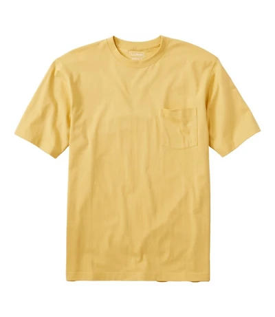 Men's Carefree Unshrinkable Tee with Pocket, Traditional Fit