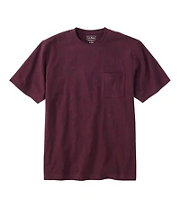 Men's Carefree Unshrinkable Tee with Pocket, Traditional Fit